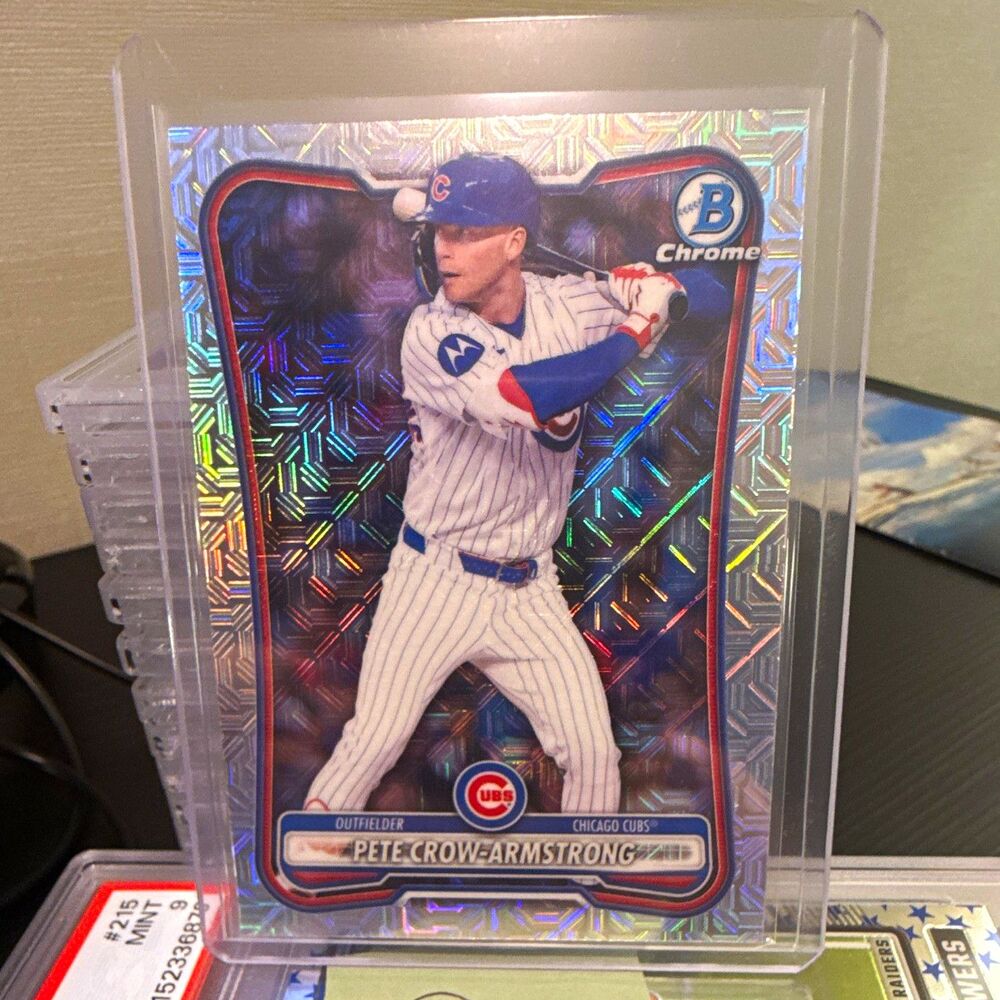 2025 Topps Bowman Chrome Pete Crow-Armstrong Chicago Cubs #91 Parallel/Variety